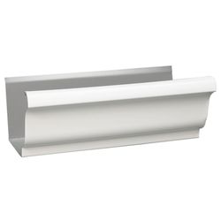 Amerimax 3.5 in. H X 5 in. W X 252 in. L White Aluminum K Gutter