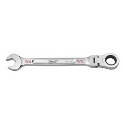 Milwaukee MAXBITE 15/16 in. X 15/16 in. 12 Point SAE Flex Head Combination Wrench 2.05 in. L 1 pc