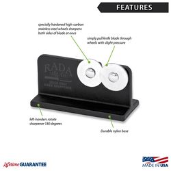 Rada Cutlery Stainless Steel Knife Sharpener