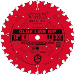 Freud 10 in. D X 5/8 in. Glue Line Rip TiCo Hi-Density Carbide Circular Saw Blade 30 teeth 1 pk