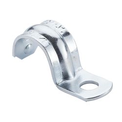 Halex 1 in. D Steel 1 Hole Strap 1 pk