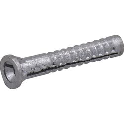 Hillman 1/4 in. D X 1-1/2 in. L Lead Round Head Concrete Screw Anchor 100 pk
