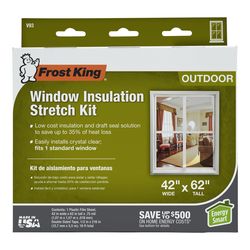 Frost King Outdoor Window Film Insulator Kit 62 in. L X 42 in. W 1 sheet