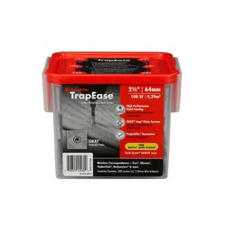 FastenMaster TrapEase No. 8 X 2-1/2 in. L Gray Torx Ttap Trim Head Deck Screws 5 lb 350 pk