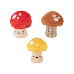 Pet Shop by Fringe Studio For Dog Multicolored Plush Shrooming Dog Toy
