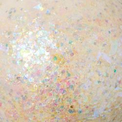 FolkArt Glitterific Glitter Clear Hologram Craft Paint Exterior and Interior 2 oz