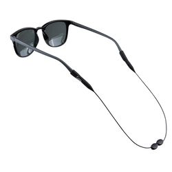 Cablz Adjustable Zipz Skinny End Glasses Retainer Black