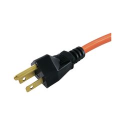 Ace Indoor or Outdoor 10 ft. L Orange Triple Outlet Cord 12/3 SJTW