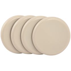 SuperSliders Beige Assorted in. Adhesive Plastic Chair Glide 4 pk