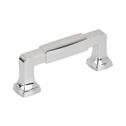 Amerock Transitional Bar Cabinet Pull 3 in. Polished Chrome Silver 1 pk