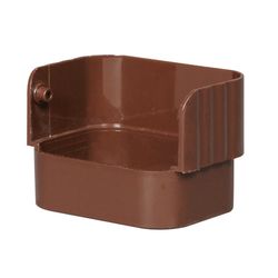 Amerimax 3.5 in. H X 3.5 in. W X 2 in. L Brown Vinyl Gutter Diverter