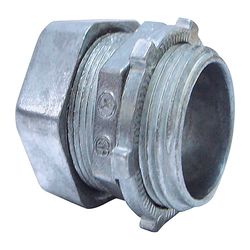 Sigma Engineered Solutions ProConnex 3/4 in. D Die-Cast Zinc Compression Connector For EMT 5 pk
