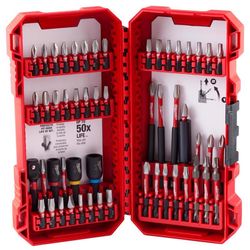 Milwaukee Shockwave Assorted Drill and Driver Bit Set Alloy Steel 54 pc
