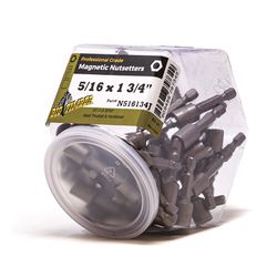 Big Timber 5/16 in. X 1-3/4 in. L Steel Magnetic Nut Setter 50 pc