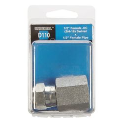 Apache Steel 1/2 in. D X 1/2 in. D Hydraulic Adapter 1 pk