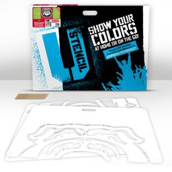 U-Stencil Bulldog UGA No Stick Lawn Stencil