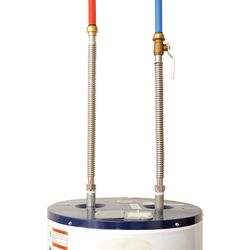 Tectite 3/4 in. Push Fit each X 3/4 in. D PTC 18 in. Stainless Steel Water Heater Supply Line