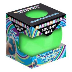 Zorbitz Marshmello Squishy Sparkly Ball 1 pk