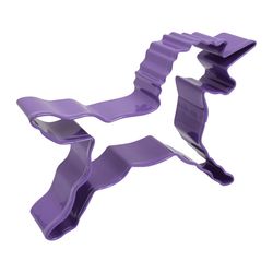 R&M International Corp 3 in. W X 5 in. L Unicorn Cookie Cutter Purple 1 pc