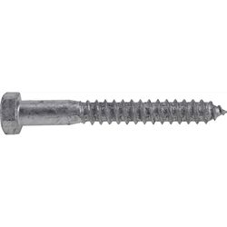 Hillman 1/2 in. X 4 in. L Hex Hot Dipped Galvanized Steel Lag Screw 25 pk