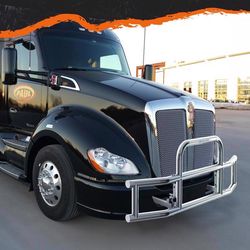 Mockins Deer Guard Brackets Only for Kenworth T660 & T680: 2007-2017 Deer Guard Brackets 1 pk