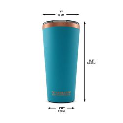 Yukon Outfitters 32 fl. oz. Teal/Bronze PVD BPA Free Double Wall Tumbler
