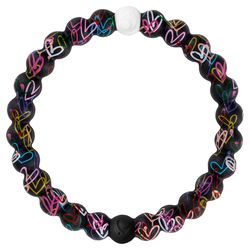 Lokai Unisex Love Round Black Bracelet Water Resistant Size 7