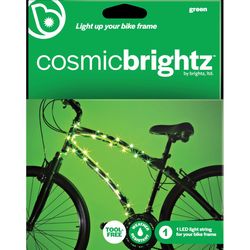 Brightz Cosmic Brightz Green LED Bike Accessory ABS Plastics 1 pk