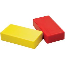 Magnet Source 2 in. L X 1 in. W Assorted Magnetic Posting Magnets 3 lb. pull 2 pc