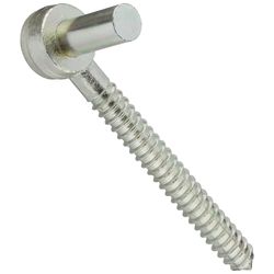 National Hardware 7/8 in. W X 7-1/2 in. L Zinc Plated Steel Screw Hooks 1 pk
