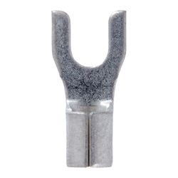 Jandorf 12-10 Ga. Uninsulated Wire Spade Terminal Silver 5 pk