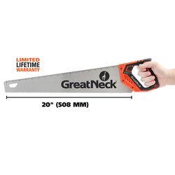 GreatNeck 20 in. Steel Handsaw 11 TPI Coarse 1 pc