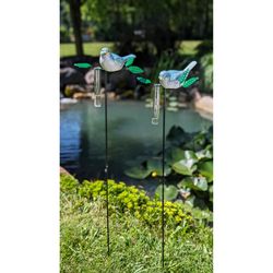 Marshall Home and Garden Assorted Metal 27 in. H X 4 in. W Rain Gauge Garden Stake
