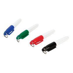 Performance Tool Assorted Felt Tip Markers 4 pk