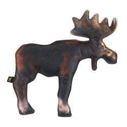 Browning For Dog Brown Fabric Moose Squeaker Dog Toy 1 pk