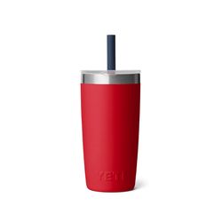 YETI Rambler Jr 10 oz Navy Patriotic BPA Free Kids Cups with Silicone Straw