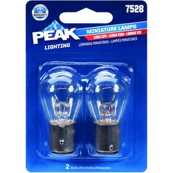 Peak Incandescent Parking/Stop/Tail/Turn Miniature Automotive Bulb 7528