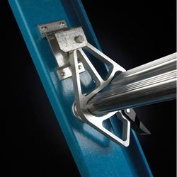 Werner 24 ft. H Fiberglass Extension Ladder Type I 250 lb. cap.