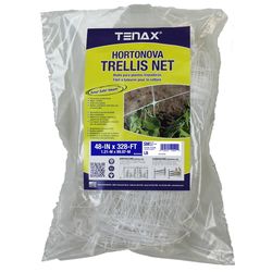 Tenax 48 in. H X 328 ft. L Polypropylene Trellis Netting White