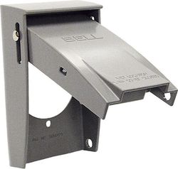 Raco RAYNTITE Rectangle Aluminum 1 gang 4.5 in. H X 2.75 in. W Weatherproof Cover