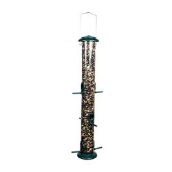 Audubon Wild Bird 2.5 lb Plastic Tube Bird Feeder 6 ports