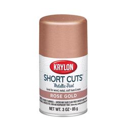 Krylon Short Cuts High-Gloss Rose Gold Craft Spray Paint 3 oz