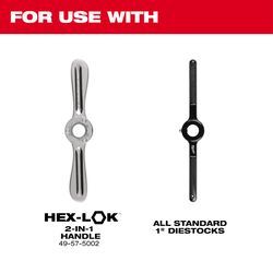 Milwaukee Metric M8X1.0 mm Hex Threading Die