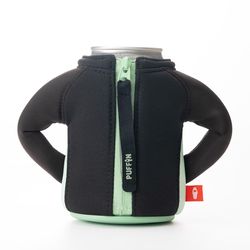 Puffin Drinkwear The Dawn 12 oz Black Polyester Can Holder