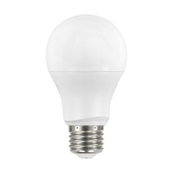 Satco . A19 E26 (Medium) LED Dusk to Dawn Bulb Warm White 60 Watt Equivalence 1 pk