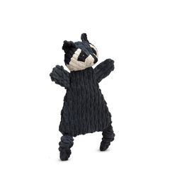 HuggleFlatties Reggie Raccoon Dog Toy 1 pk