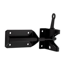 National Hardware 7.57 in. L Black Steel Gate Latch 1 pk