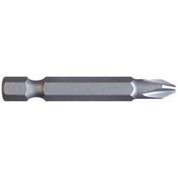 Century Drill & Tool Phillips #1 X 2 in. L Power Bit S2 Tool Steel 125 pc