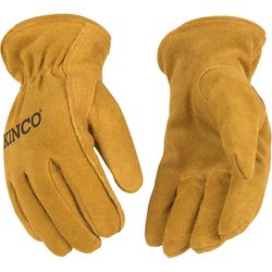 Kinco Men's Outdoor Driver Work Gloves Gold Youth 1 pair