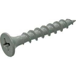 Grip-Rite No. 6 wire X 1-1/4 in. L Phillips Flat Head Coarse Exterior Screws